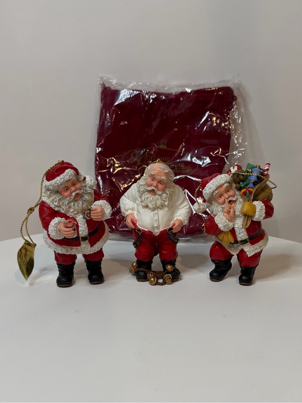 Heirloom Ornaments Ashton Drake "Santa's Busy Season” Ornaments